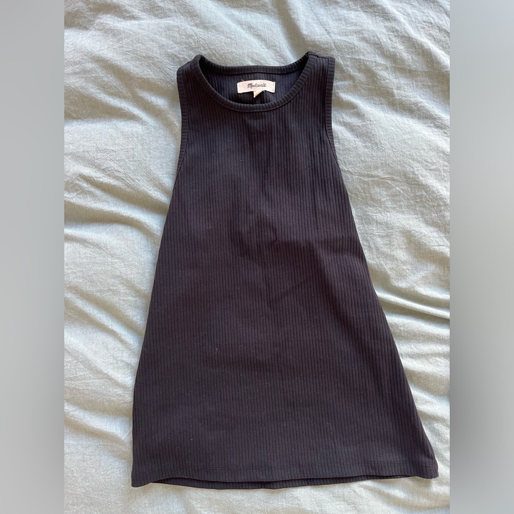 Ribbed cotton tank